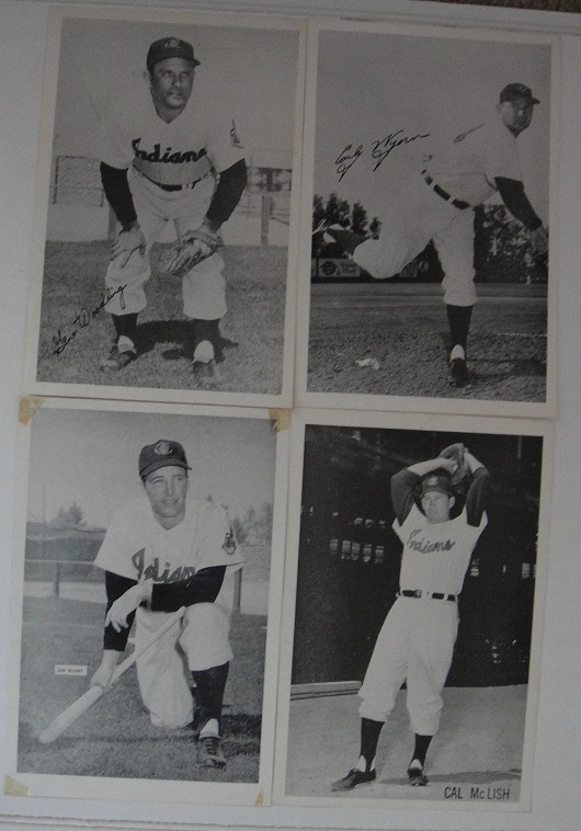 Lot Detail - Cleveland Indians Picture Pack Photos 1957? Lot of 24 ...