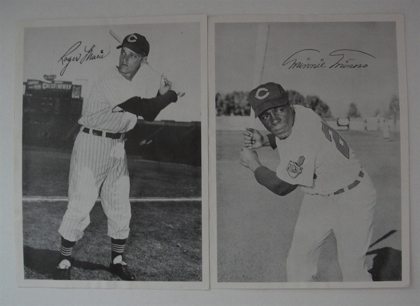 Cleveland Indians Picture Pack Photos 1958 24 Different w/Maris & Minoso