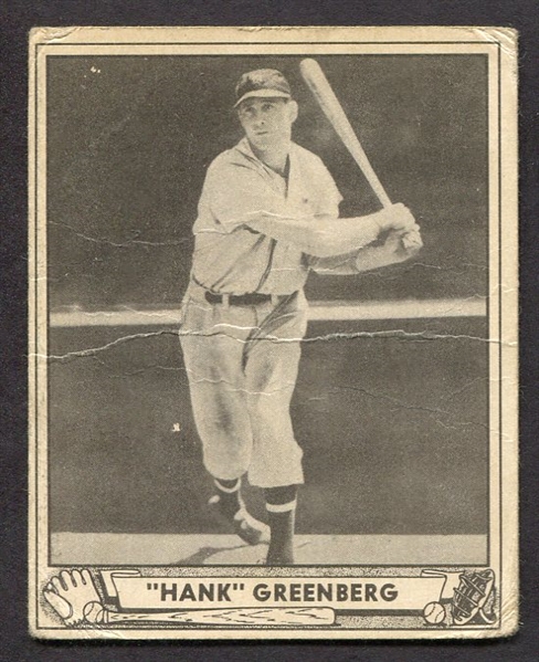 1940 Play Ball #40 Hank Greenberg