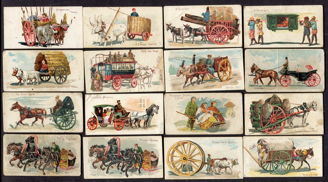 N90 Dukes Cigarettes Vehicles of The World Lot of 16
