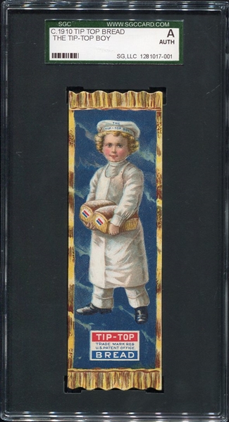 Tip-Top Bread Bookmark Circa 1910 SGC A