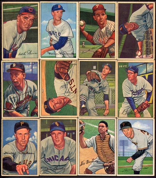 1952 Bowman Lot of 32 Different