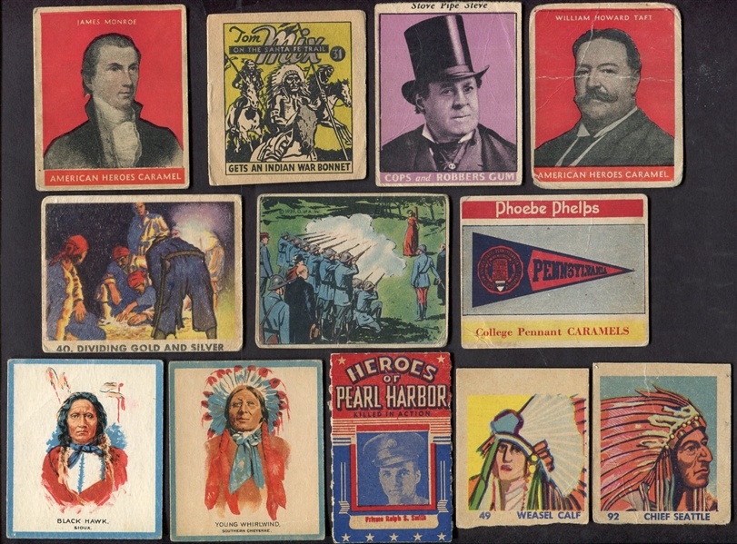 1930s Non-Sports Card Lot of 28 Different With Several Tougher Issues