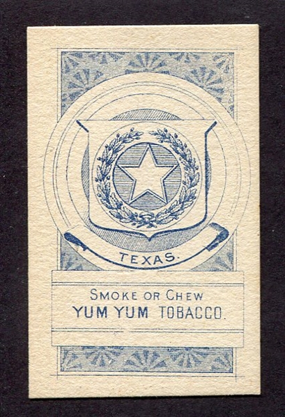 Yum Yum Tobacco Texas Card