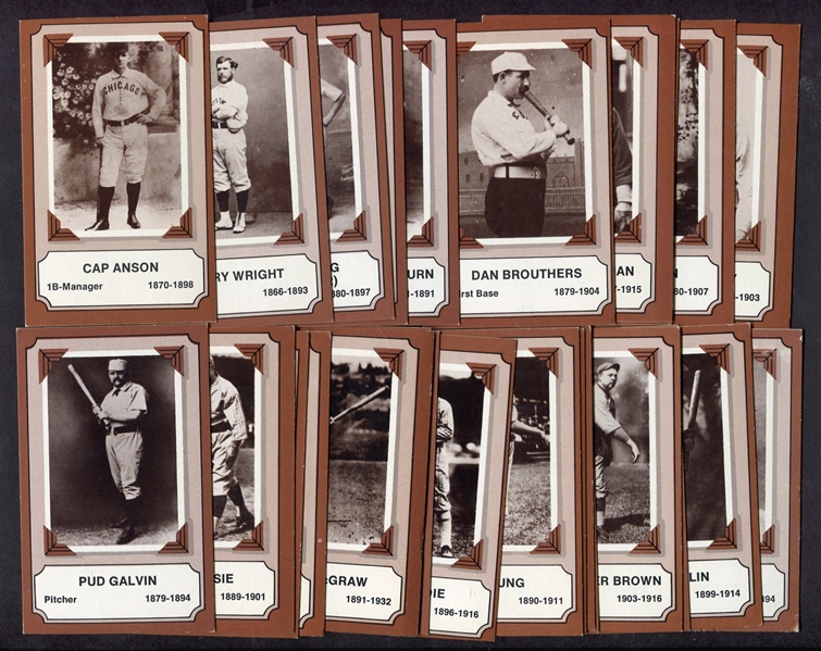 1975 Fleer Pioneers of Baseball Near Set 26 of 28