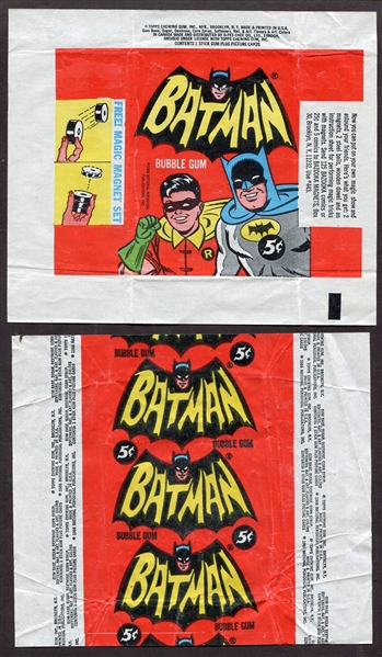 1965 & 1966 Topps Batman Wrappers