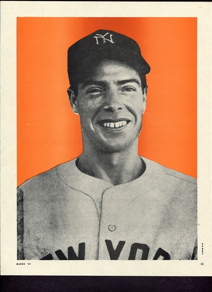 1947 Sport Magazine Joe DiMaggio Premium