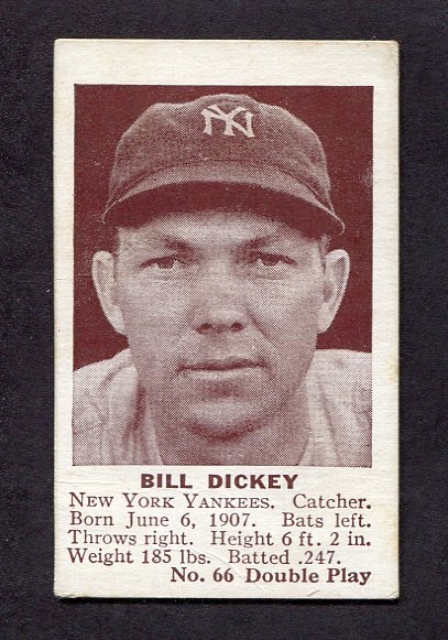 1941 Double Play #66 Bill Dickey New York Yankees