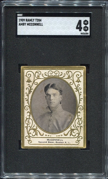 T204 McConnell Boston Red Sox SGC 4