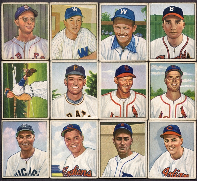 1950 Bowman Lot of 32 Different