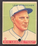 1933 Goudey #147 Leo Durocher St. Louis Cardinals