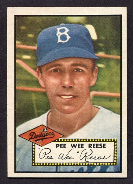 1952 Topps #333 Pee Wee Reese Sharp Card!
