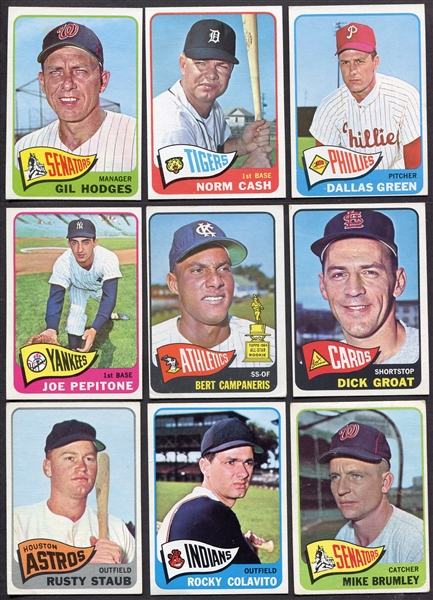 1965 Topps Lot of 22 Stars and Hi#s