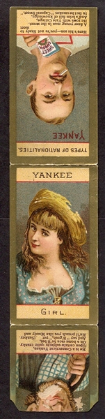 N240 Types of Nationalities Triple-folder Yankee Girl