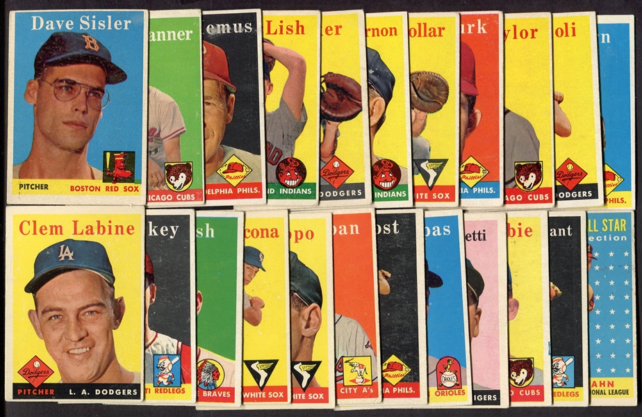 1958 Topps Lot of 24 Different