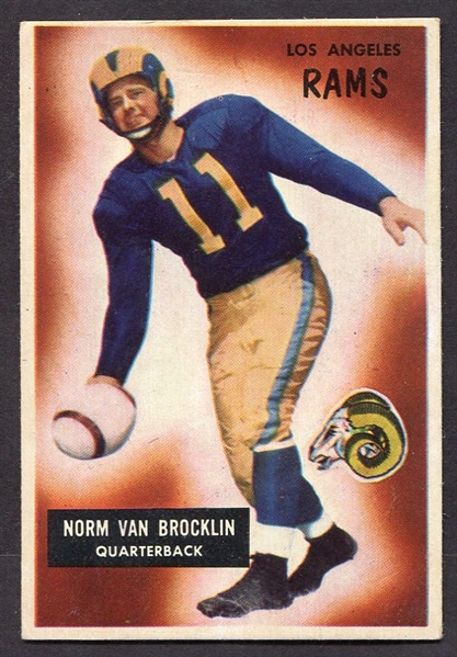 1955 Bowman #32 Norm Van Brocklin