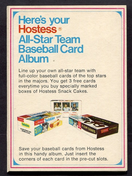 1975 Hostess Baseball Card Album