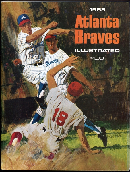 1968 Atlanta Braves Illustrated Yearbook
