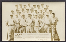 1928 St. Louis Cardinals Block Brothers Post Card Nrmt