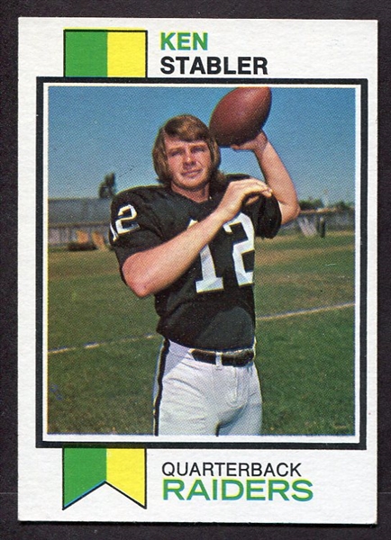1973 Topps #487 Ken Stabler Rookie Card