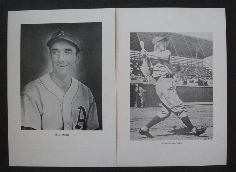 1938-53 Philadelphia As Team Issued Photos Lot of 5