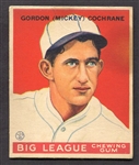 1933 Goudey #76 Mickey Cochrane Philadelphia Athletics