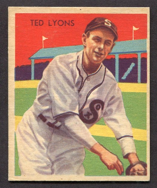 R327 1934-36 Diamond Stars #43 Ted Lyons Chicago White Sox Sharp!