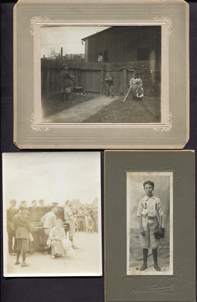 Baseball Cabinet Cards & Snap Shot Early 20th Century