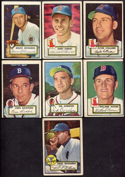 1952 Topps Lot of 25 Different