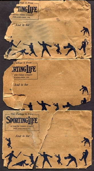 Early 1900s Sporting Life Envelopes Lot of 3
