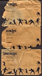 Early 1900s Sporting Life Envelopes Lot of 3
