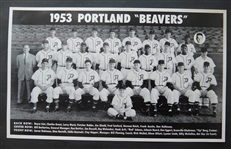 1953 Portland Beavers Team Photo