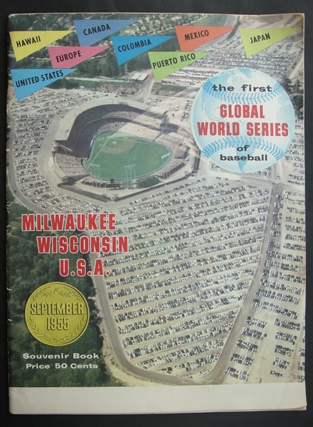 1955 Global World Series Souvenir Book