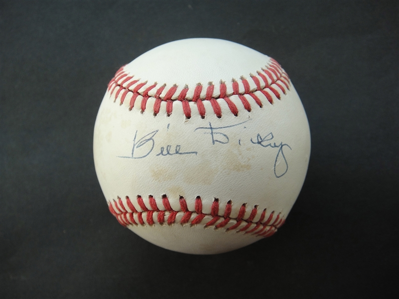Bill Dickey Autographed Bobby Brown OAL Baseball PSA/DNA Certified