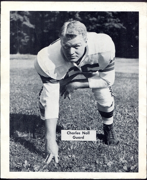 1954 Fisher Foods Chuck Knoll Cleveland Browns Premium