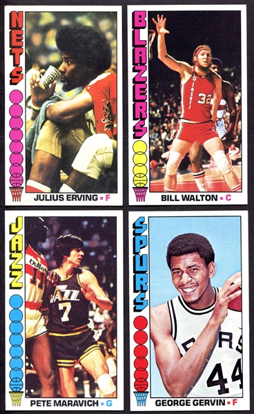 1976-77 Topps Basketball Complete Set Nrmt/Mt