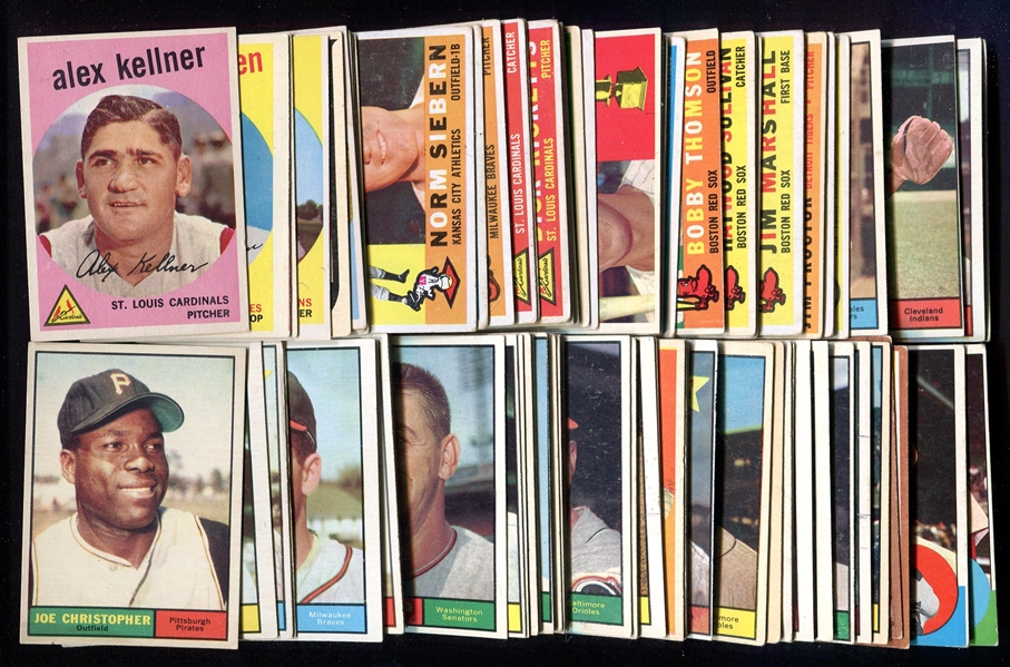 1959-1979 Topps Lot of 290+/- w/Many Listed Cards