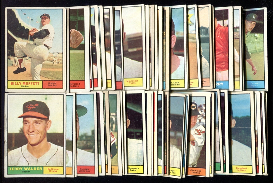 1961 Topps Lot of 138 Cards