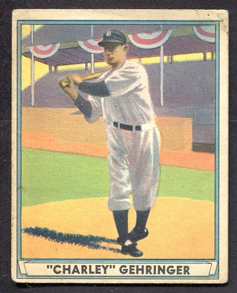 1941 Play Ball #19 Charley Gehringer Detroit Tigers