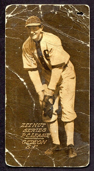1912 Zeenut Joe Gedeon San Francisco Black Sox Bettor
