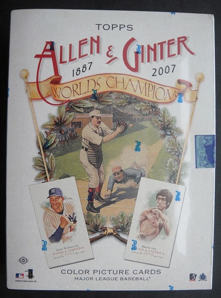 2007 Unopened Topps Allen & Ginter Baseball Hobby Box - World Champions