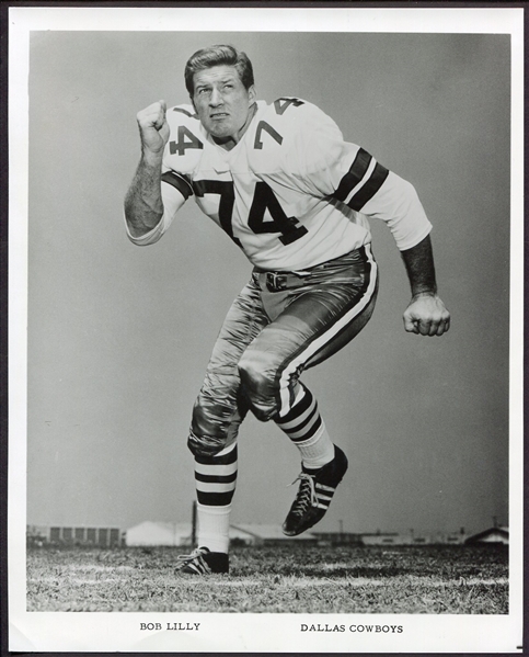 1972 Bob Lilly Dallas Cowboys Team Issued Photo