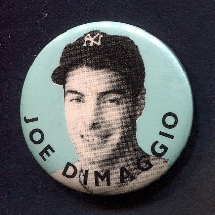 Joe Dimaggio Pinback Button