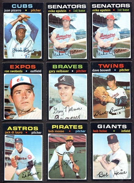1971 Topps Lot of 23 High-Numbers + More