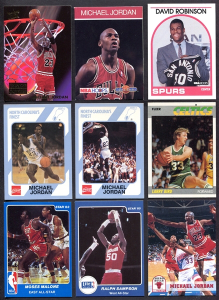 1980s Fleer & Misc. Basketball Lot of 43 Different W/Stars