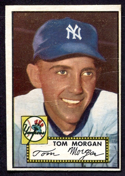 1952 Topps #331 Tom Morgan New York Yankees