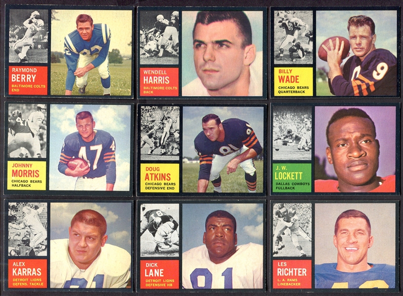 1962 Topps Partial Set 82 Different Ex-Nrmt Loaded w/Stars & SPs