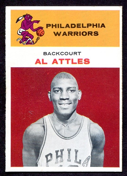 1961 Fleer Basketball #1 Al Attles Philadelphia Warriors