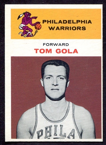 1961 Fleer Basketball #14 Tom Gola Philadelphia Warriors