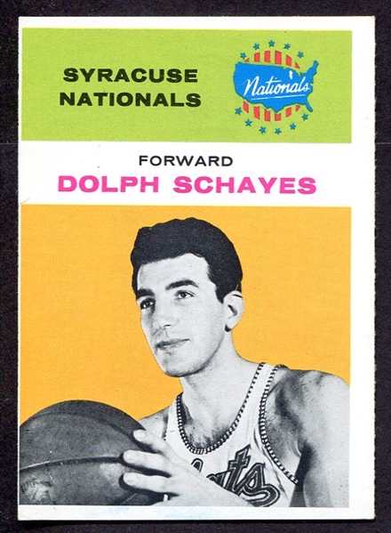 1961 Fleer Basketball #39 Dolph Schayes Syracuse Nationals
